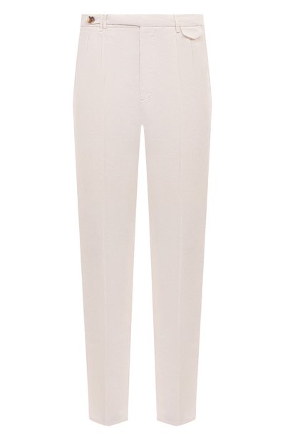 Мужские брюки изо льна и хлопка BRUNELLO CUCINELLI, арт. M291DB2285