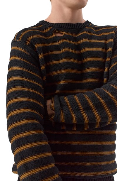 Хлопковый свитер MM6, арт. SH0HL0022/M13080, фото 5