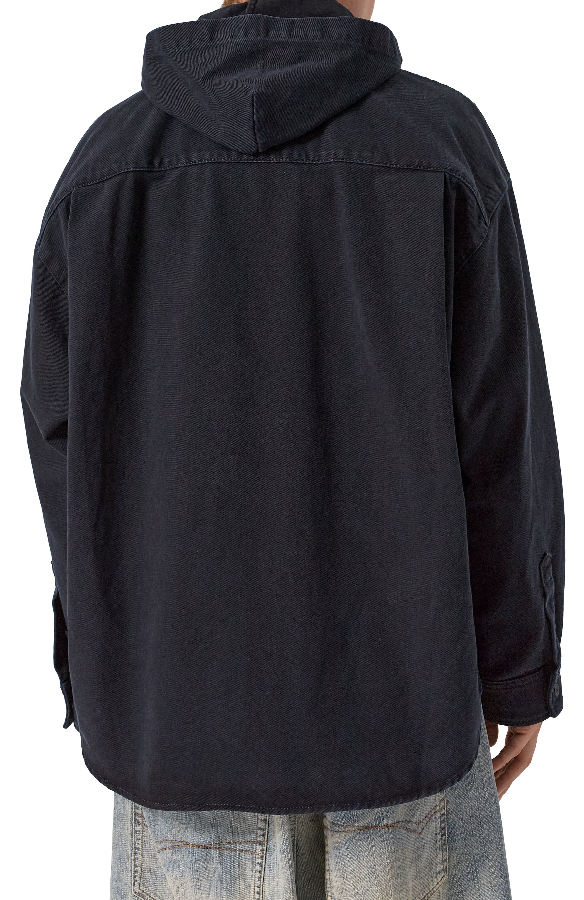 Джинсовая куртка-рубашка BALENCIAGA, арт. 814227/TNW11, фото 4