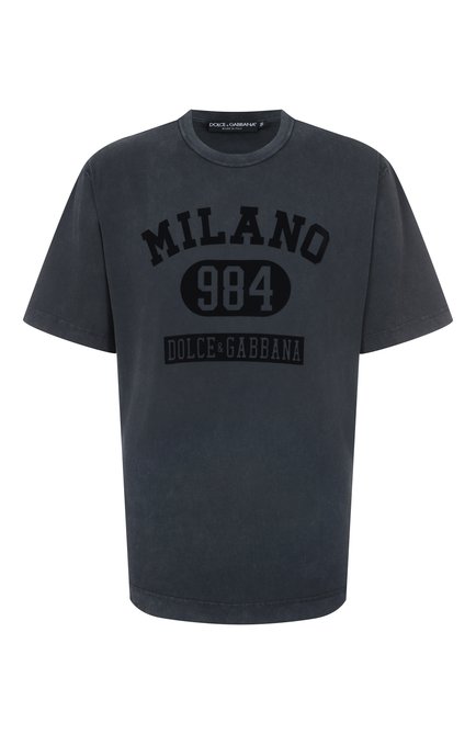 Мужская хлопковая футболка DOLCE & GABBANA, арт. G8RI4T/G7PK9
