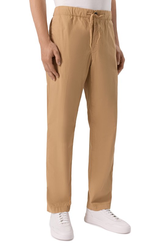 Хлопковые брюки Slowear 10S301/90890 Бежевый  10S301/90890 Фото 3