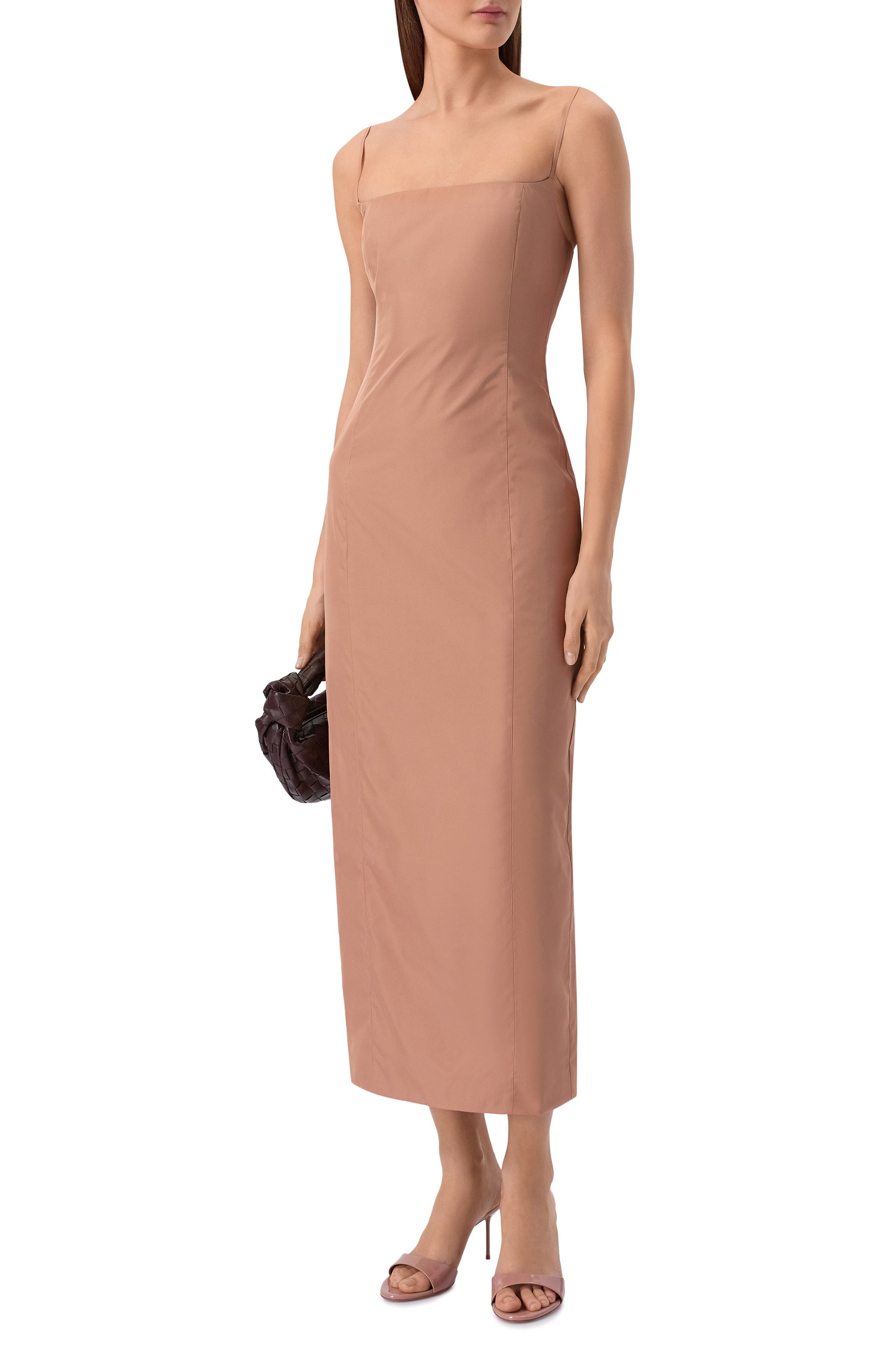 Платье 12 STOREEZ бежевого цвета по цене 24000 руб., арт. 136069, фото 2 Платье 12 STOREEZ, арт. 136069, фото 2