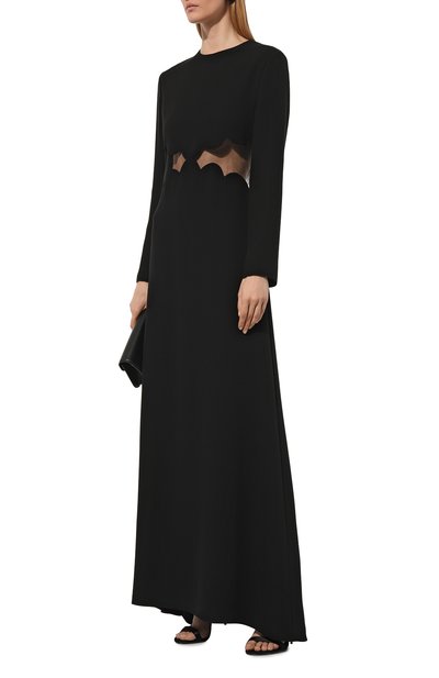 Шелковое платье VALENTINO, арт. 5B3VDJB01MM, фото 3