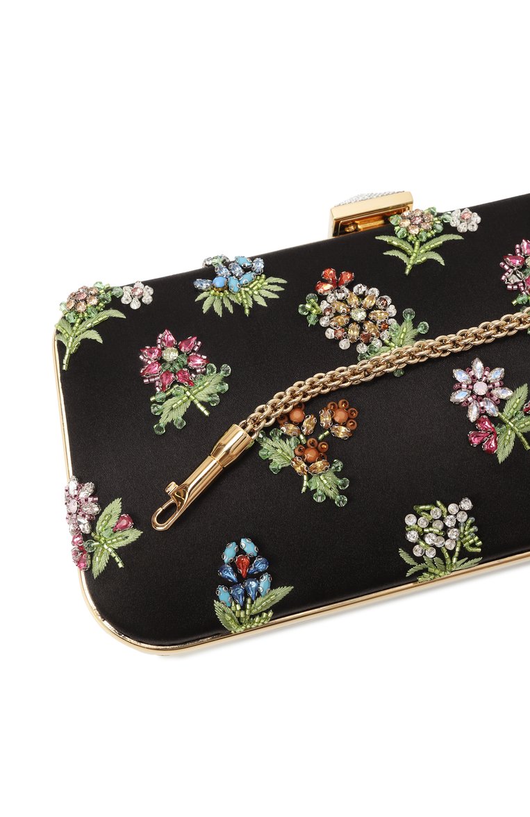 Женский клатч carry secrets VALENTINO черного цвета, арт. 6W2B0L01/YNY | Фото 3 (Ремень/цепочка: На ремешке; Материал: Текстиль; Размер: small; Женское Кросс-КТ: Клатч-клатчи, Вечерняя сумка; Автоматизация ТО: Проставлено; Автоматизация состава: Проставлено)