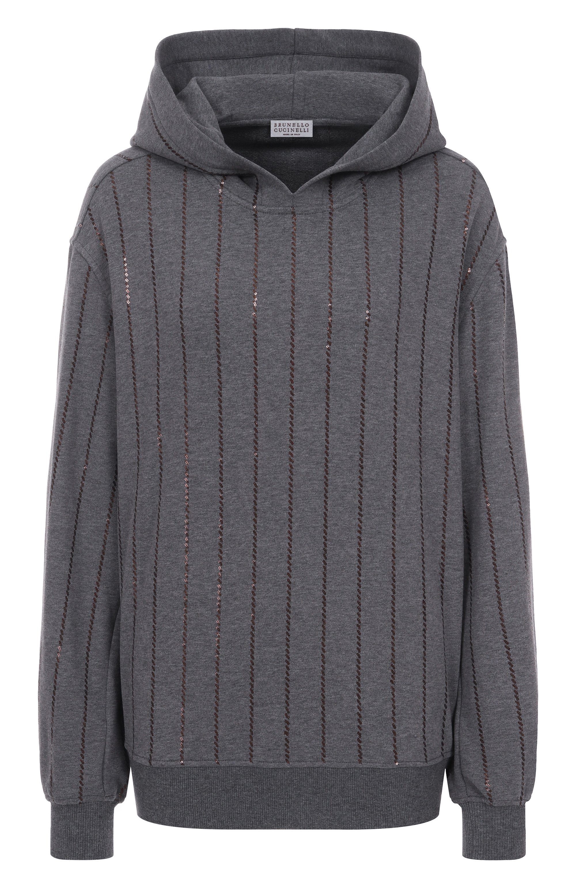 Хлопковое худи BRUNELLO CUCINELLI, арт. MP05NS0809, фото 1