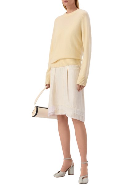 Кожаные туфли tabi MAISON MARGIELA светло-зеленого цвета по цене 111000 руб., арт. S58WP0280/P8193, фото 3 Кожаные туфли tabi MAISON MARGIELA, арт. S58WP0280/P8193, фото 3
