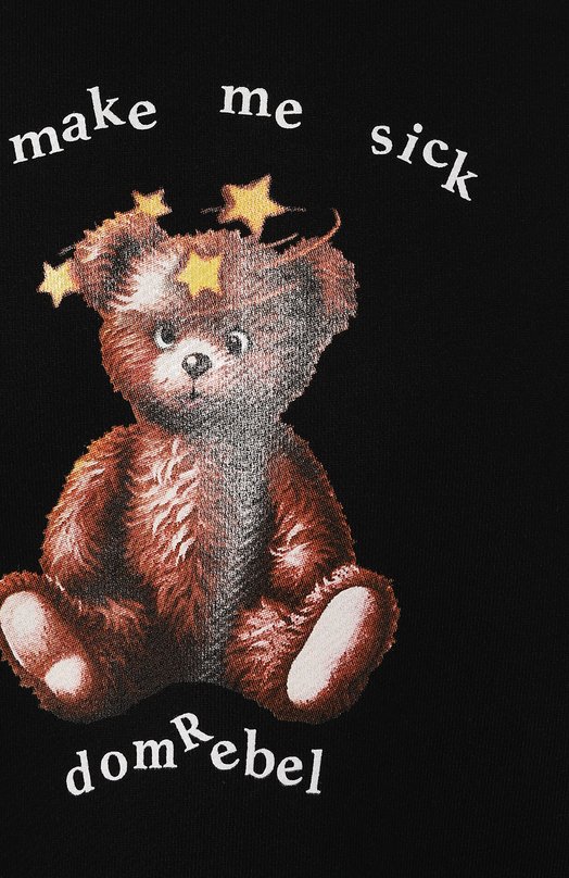 Хлопковый свитшот DOMREBEL M STARS/SWEATSHIRT Чёрный  M STARS/SWEATSHIRT Фото 5