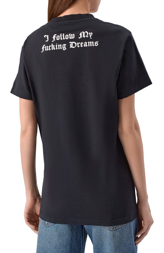 Хлопковая футболка Jacob Lee JL-M18-MTS-001-B0W Чёрный  JL-M18-MTS-001-B0W Фото 4