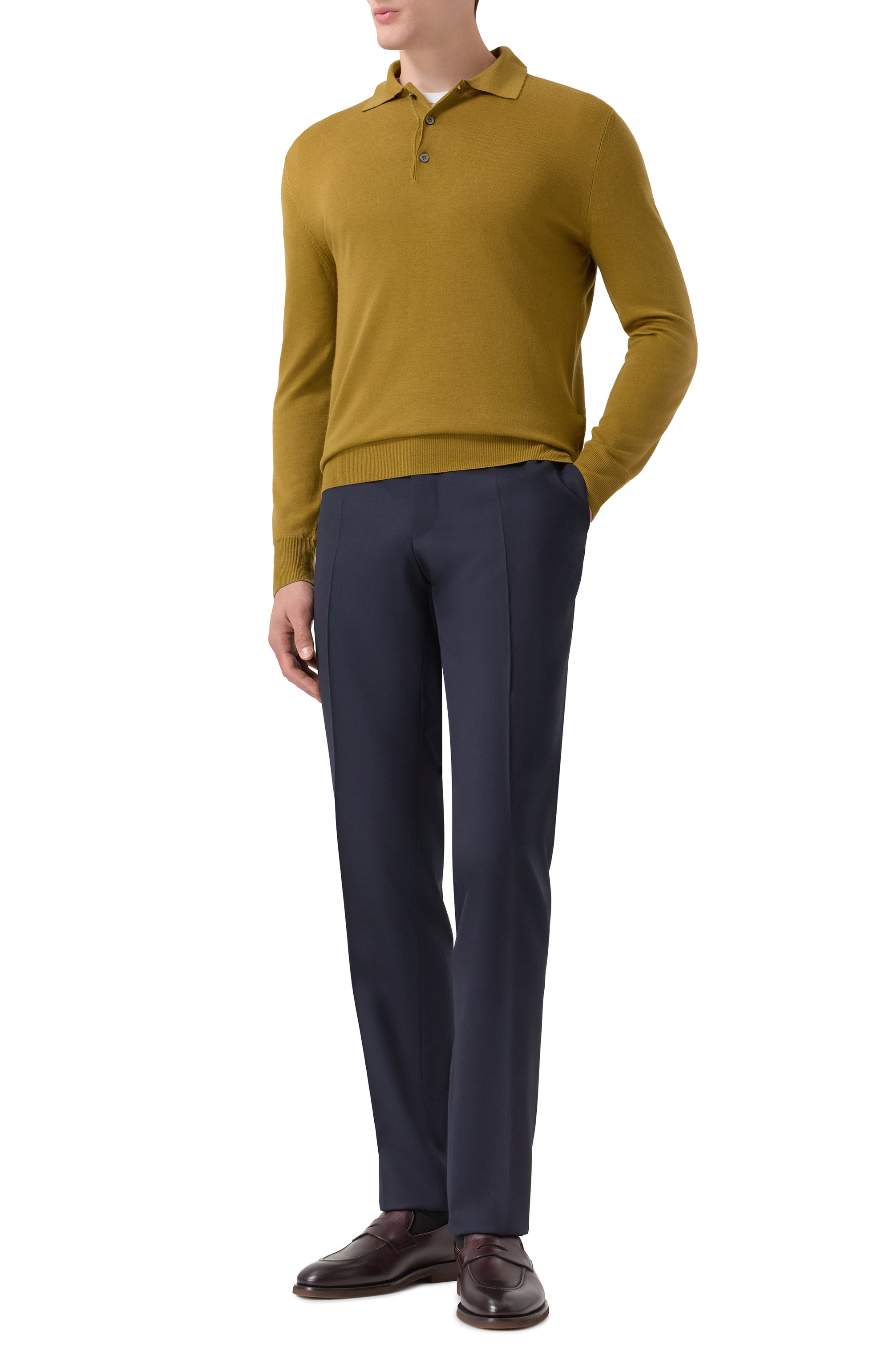 Шерстяное поло CANALI, арт. C0017/MK01149, фото 2