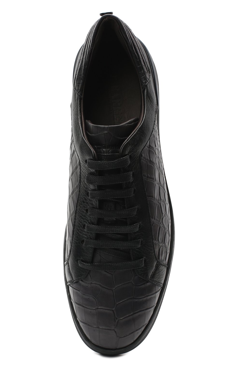 Кеды из кожи крокодила BARRETT, арт. CAR-9490.12/C0CC0DRILL0 SP0NGE/CNIL, фото 5