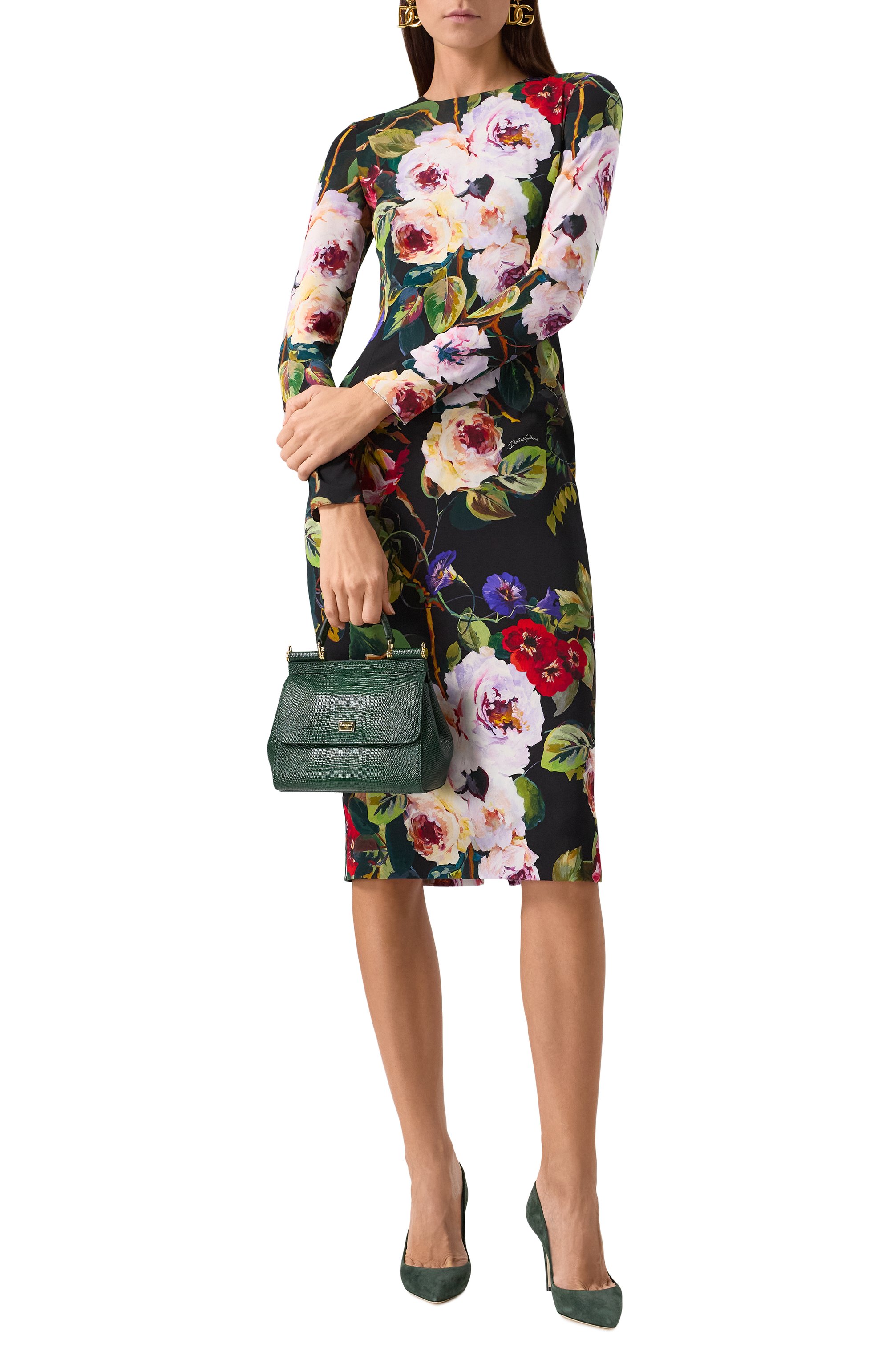 Шелковое платье DOLCE & GABBANA, арт. F6GAVT/FSA56, фото 2