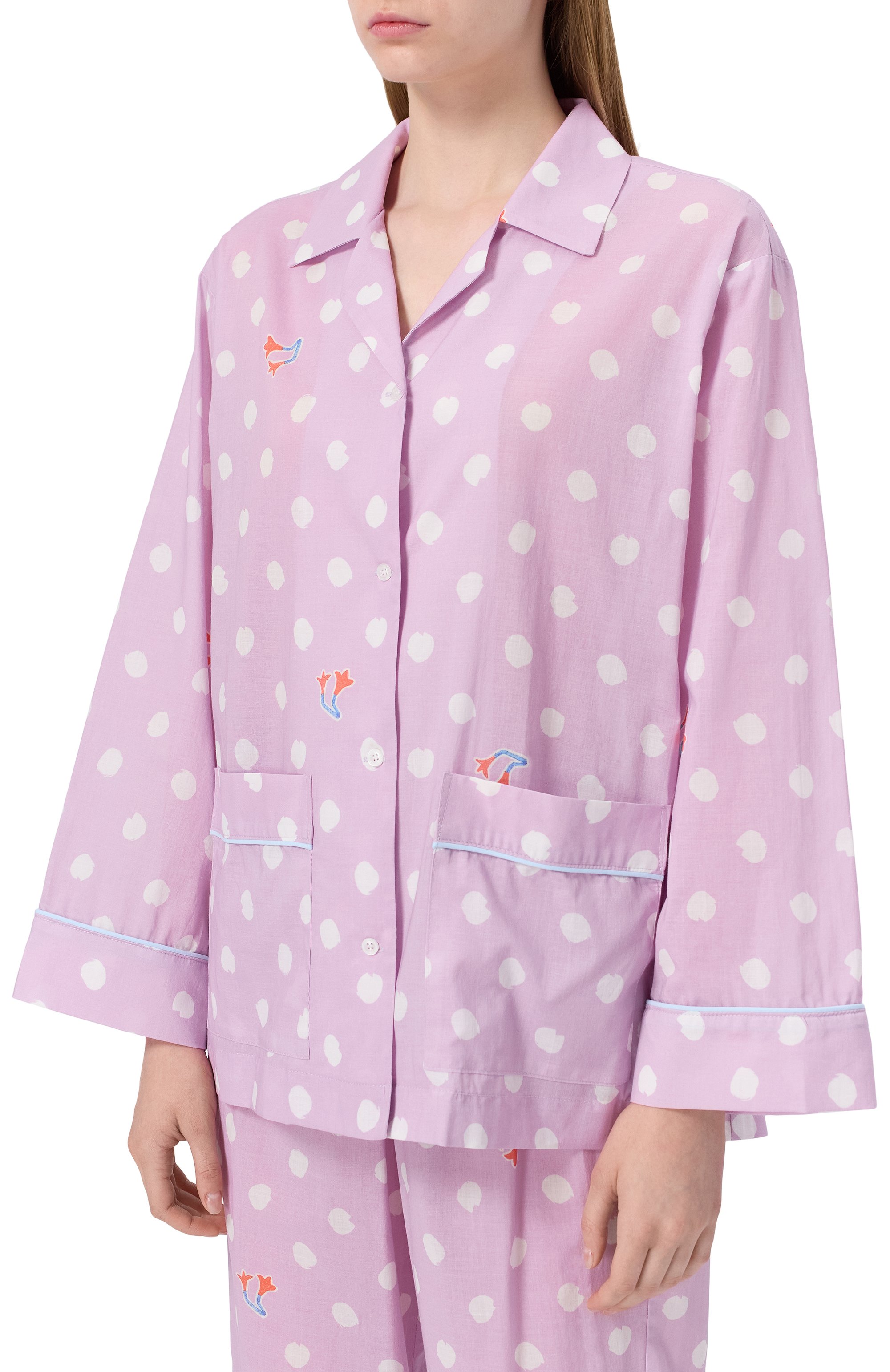 Хлопковая пижама ANY WOWZERS, арт. NCLS02-LDOT-LAV, фото 3