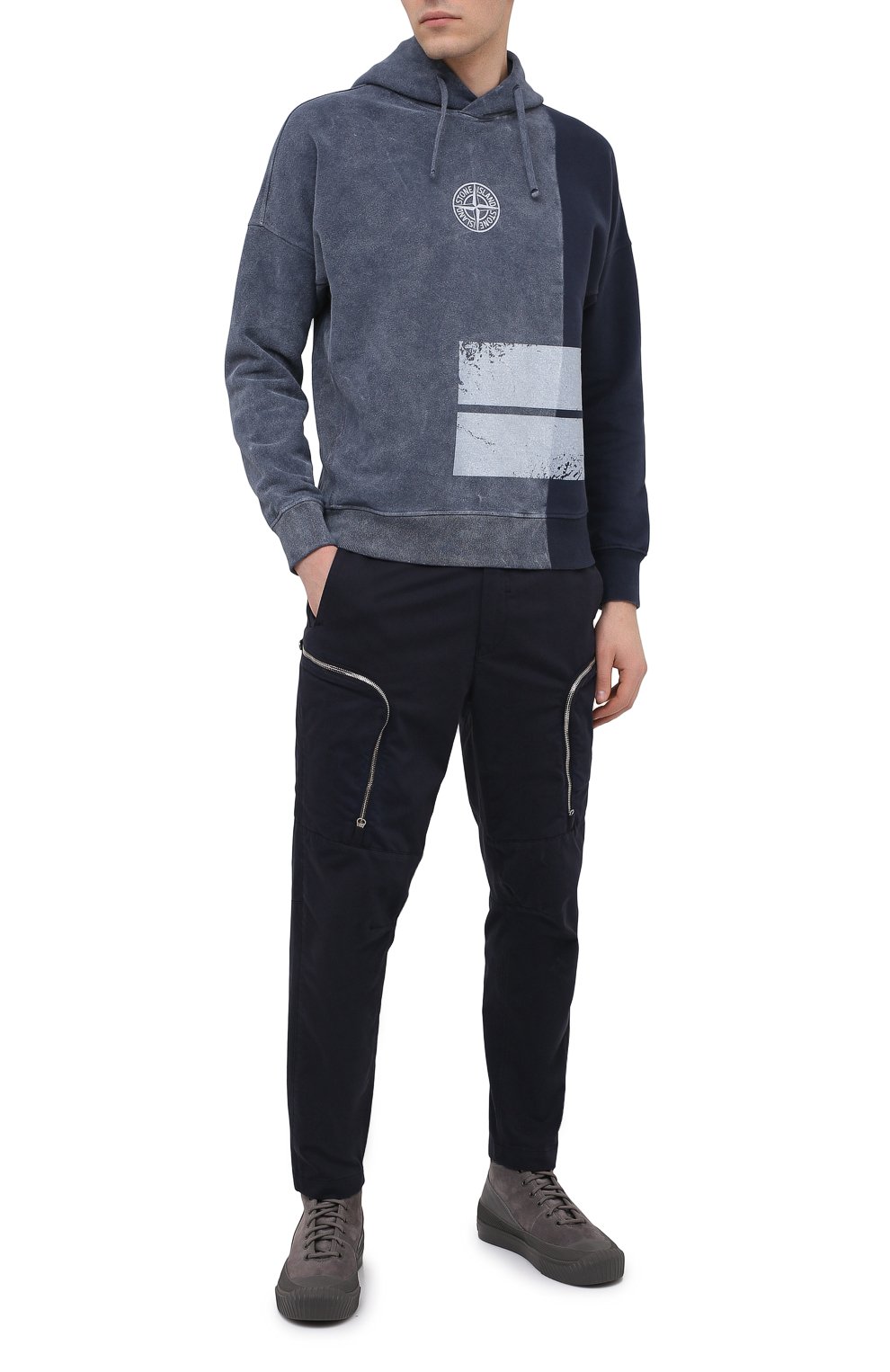 Хлопковое худи STONE ISLAND, арт. 731561889, фото 2