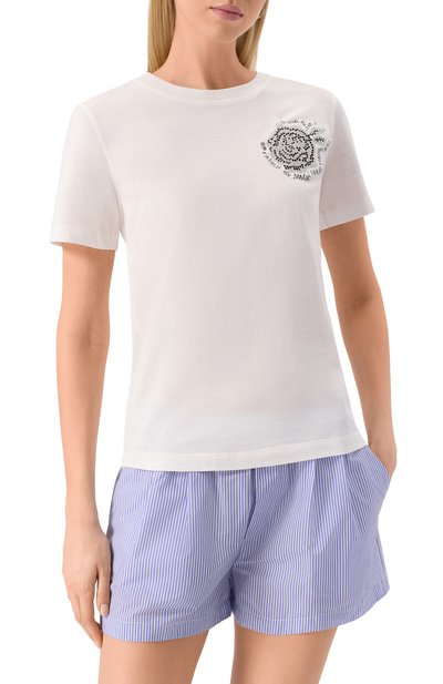 Хлопковая футболка MARNI, арт. THJE0293S1/UTC446, фото 3