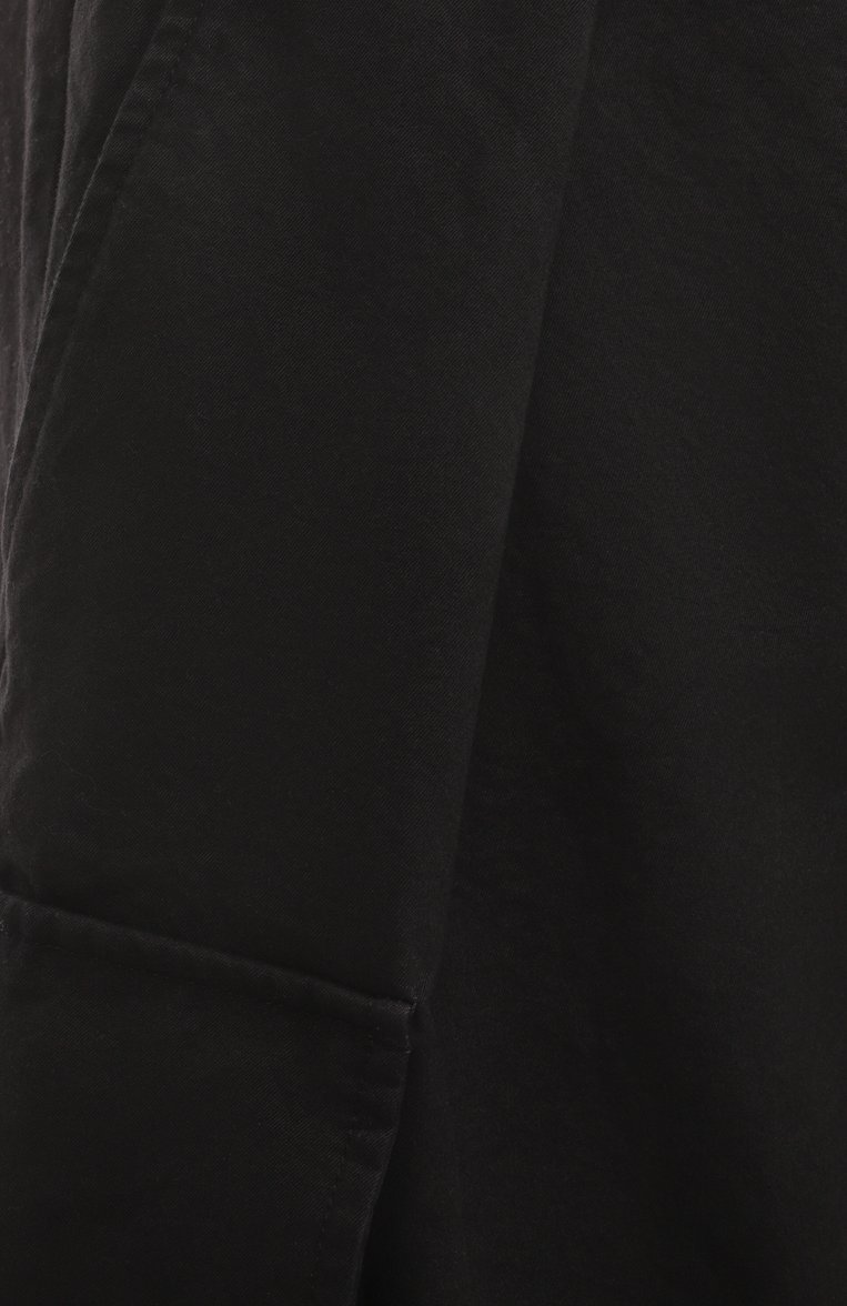 Мужские хлопковые брюки-карго ANN DEMEULEMEESTER черного цвета, арт. B0012456/FA559 | Фото 6 (Материал внешний: Хлопок; Длина (брюки, джинсы): Стандартные; Силуэт М (брюки): Карго; Случай: Повседневный; Стили: Гранж; Автоматизация ТО: Проставлено; Автоматизация состава: Проставлено)