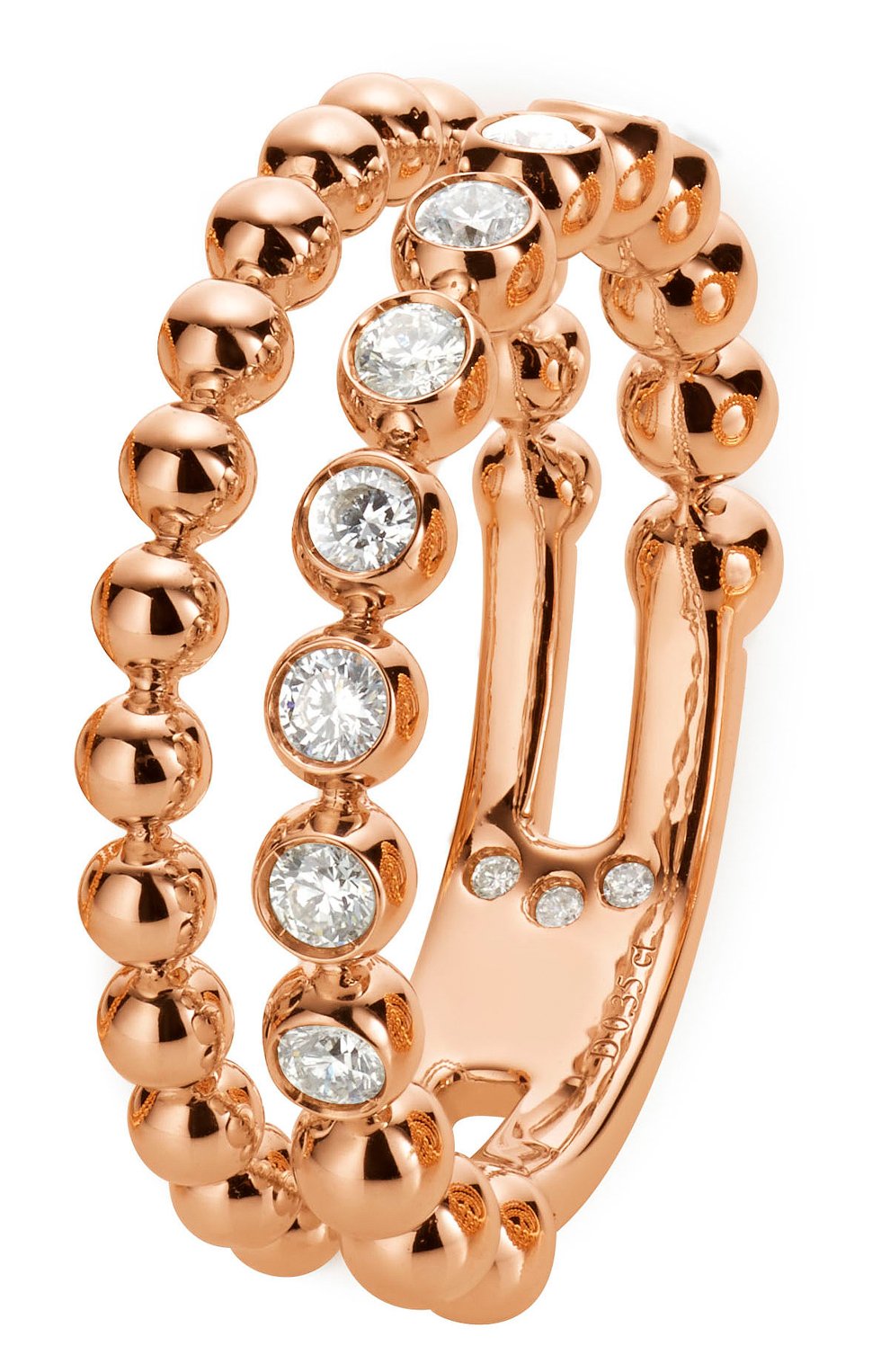 Кольцо CASATO бесцветного цвета по цене 435750 руб., арт. MX989BT-P, фото 1 Кольцо CASATO, арт. MX989BT-P, фото 1