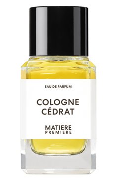 Парфюмерная вода cologne cedrat (50ml) MATIERE PREMIERE бесцветного цвета, арт. 3760372460013 | Фото 1 (Региональные ограничения белый список (Axapta Mercury): Не проставлено; Нос: Не проставлено; Тип продукта - парфюмерия: Парфюмерная вода; Ограничения доставки: flammable)