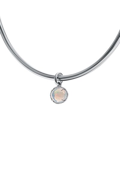 Колье с опалом и топазами MOONKA, арт. OPL-925SL-NK00-OPL, фото 4