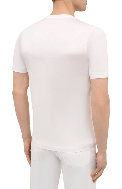 Хлопковая футболка ZILLI, арт. MEV-NT270-BUBB1/MC0, фото 4