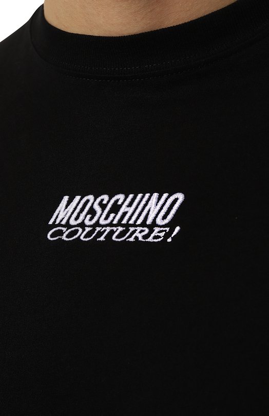 Хлопковый лонгслив Moschino 5