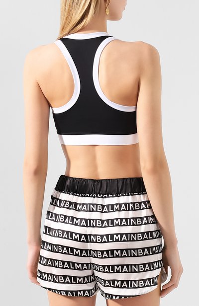 Топ BALMAIN черного цвета по цене 19950 руб., арт. BPRG45000, фото 4 Топ BALMAIN, арт. BPRG45000, фото 4