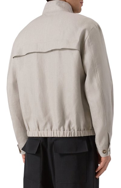 Льняной бомбер 12 STOREEZ, арт. 132378, фото 4