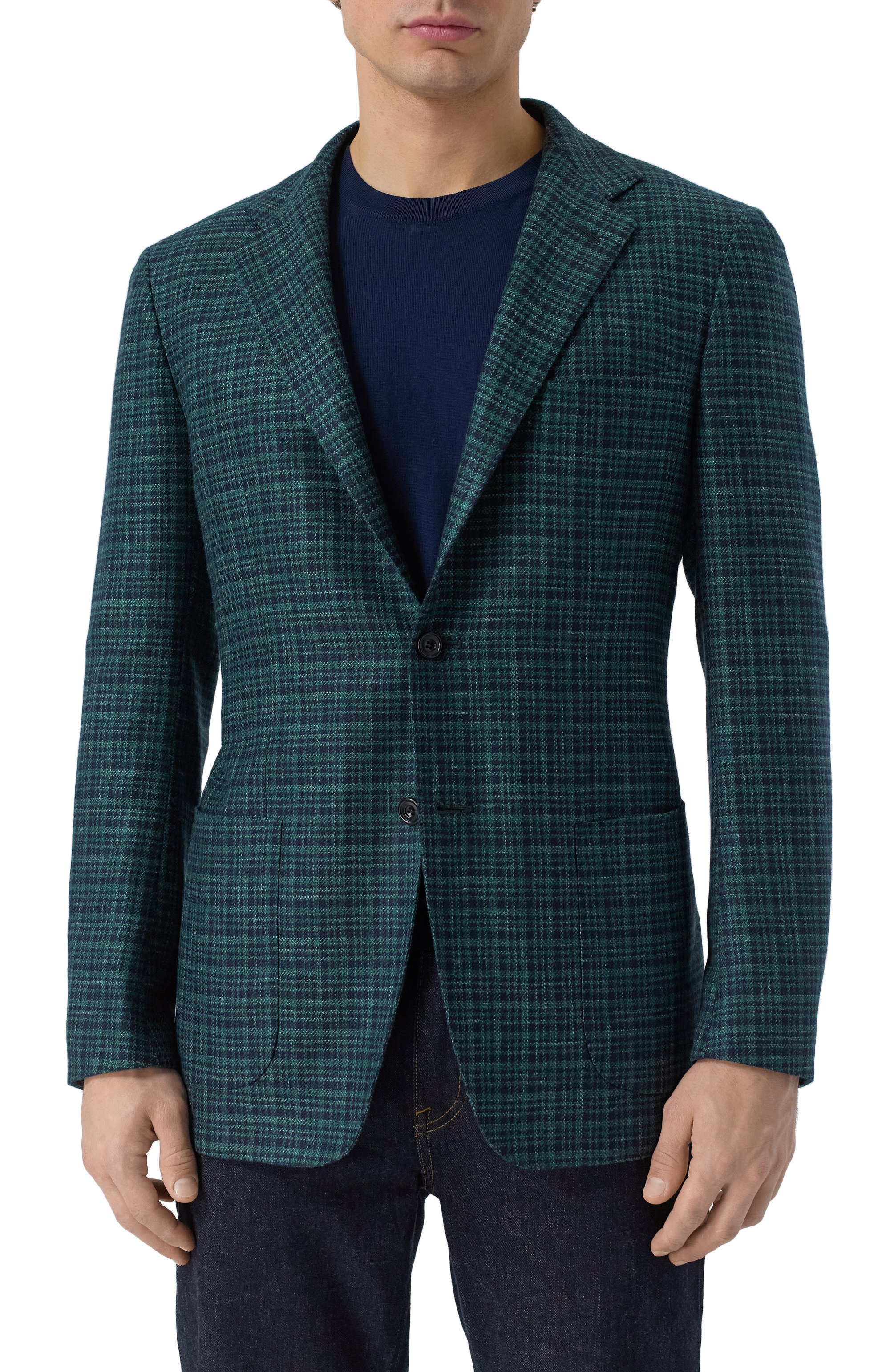 Пиджак из кашемира и шерсти KITON, арт. UG81K0116G28, фото 4