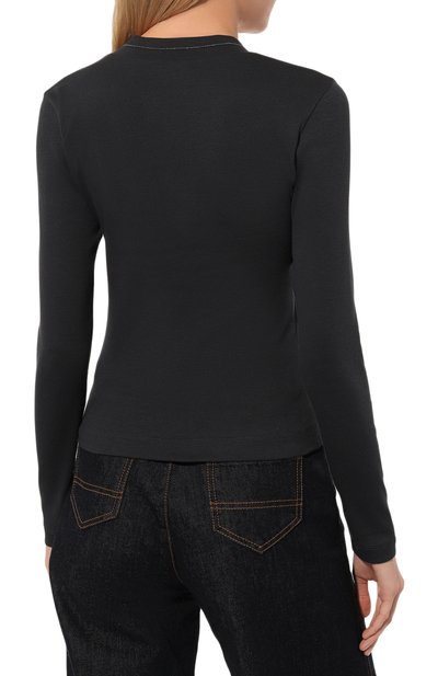 Хлопковый пуловер BRUNELLO CUCINELLI, арт. M0TC8EL512, фото 4