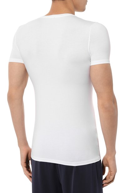 Футболка ZEGNA белого цвета по цене 11550 руб., арт. N2M800100, фото 4 Футболка ZEGNA, арт. N2M800100, фото 4