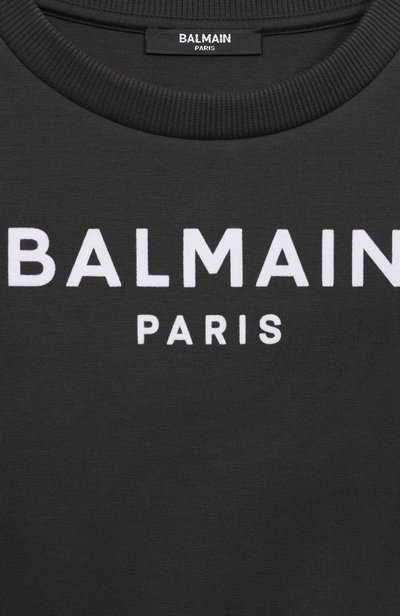 Хлопковый свитшот BALMAIN, арт. BZ4A50, фото 3