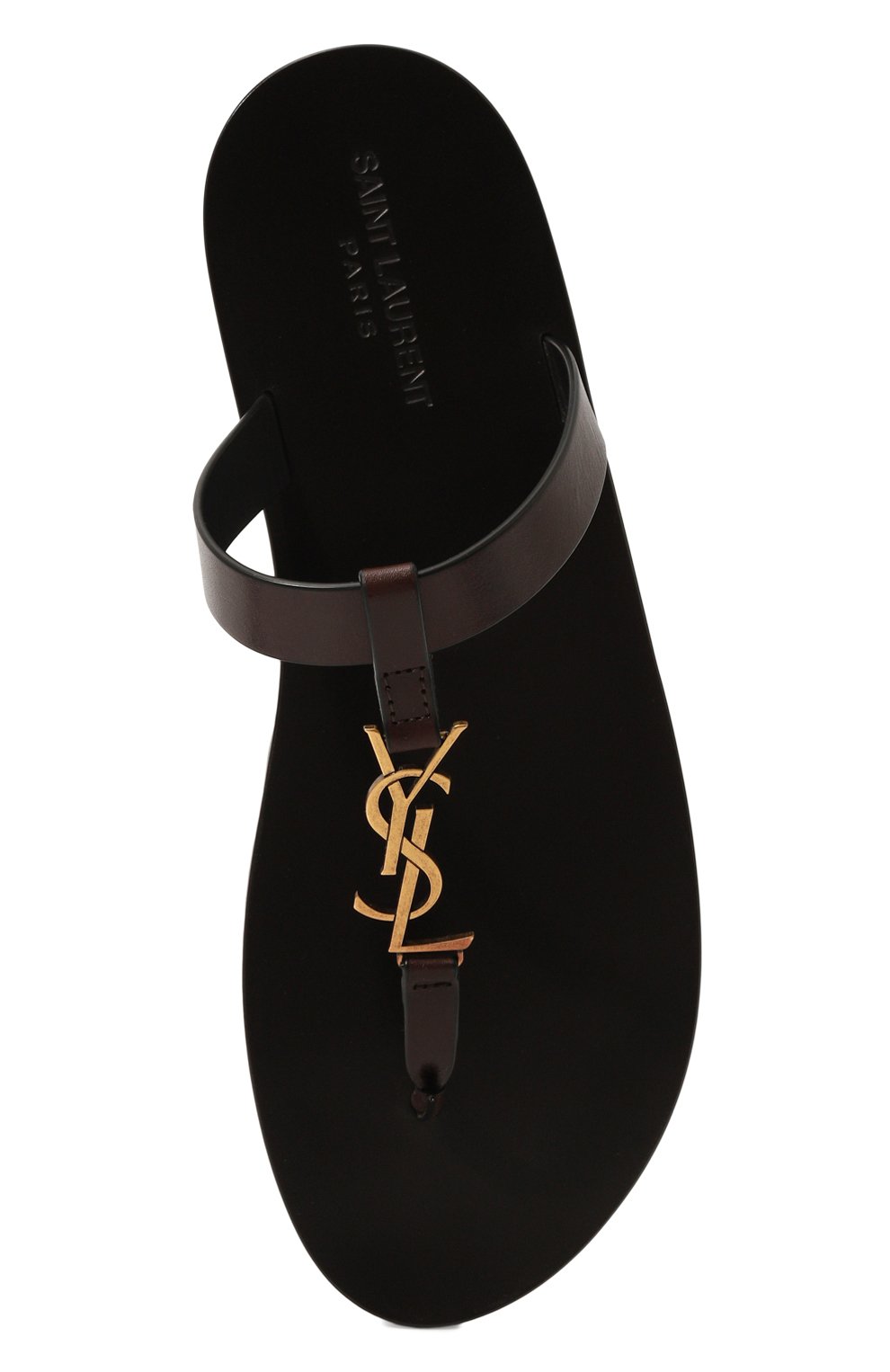 Кожаные шлепанцы cassandre SAINT LAURENT, арт. 775806/DWETT, фото 6
