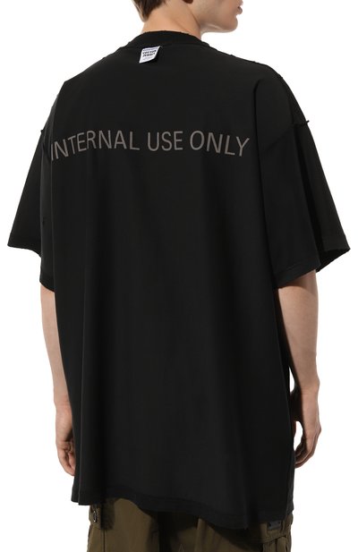 Хлопковая футболка BALENCIAGA, арт. 787358/TQVU2, фото 4