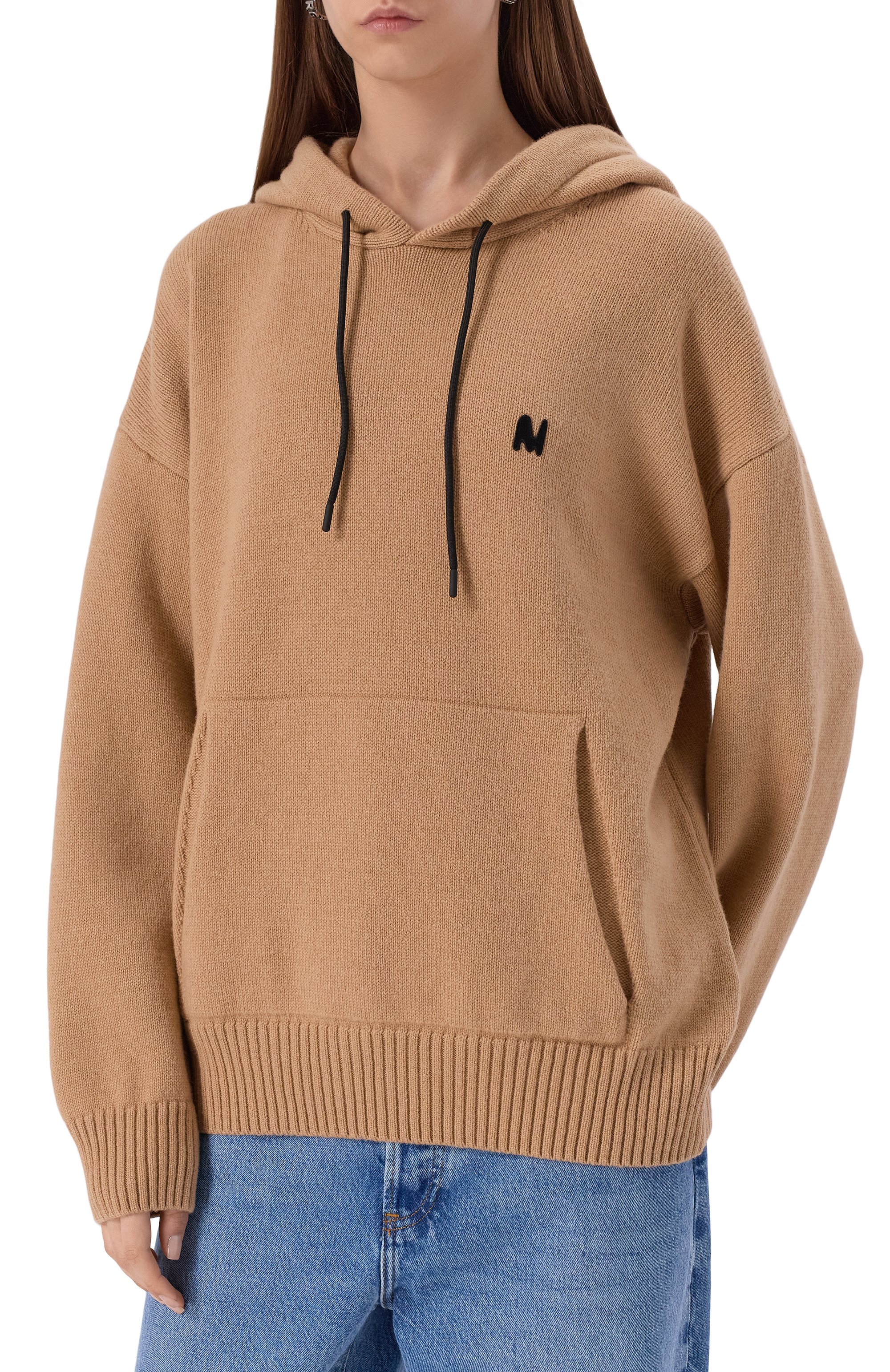 Худи из шерсти и кашемира MSGM, арт. 3940MM205/257596, фото 3