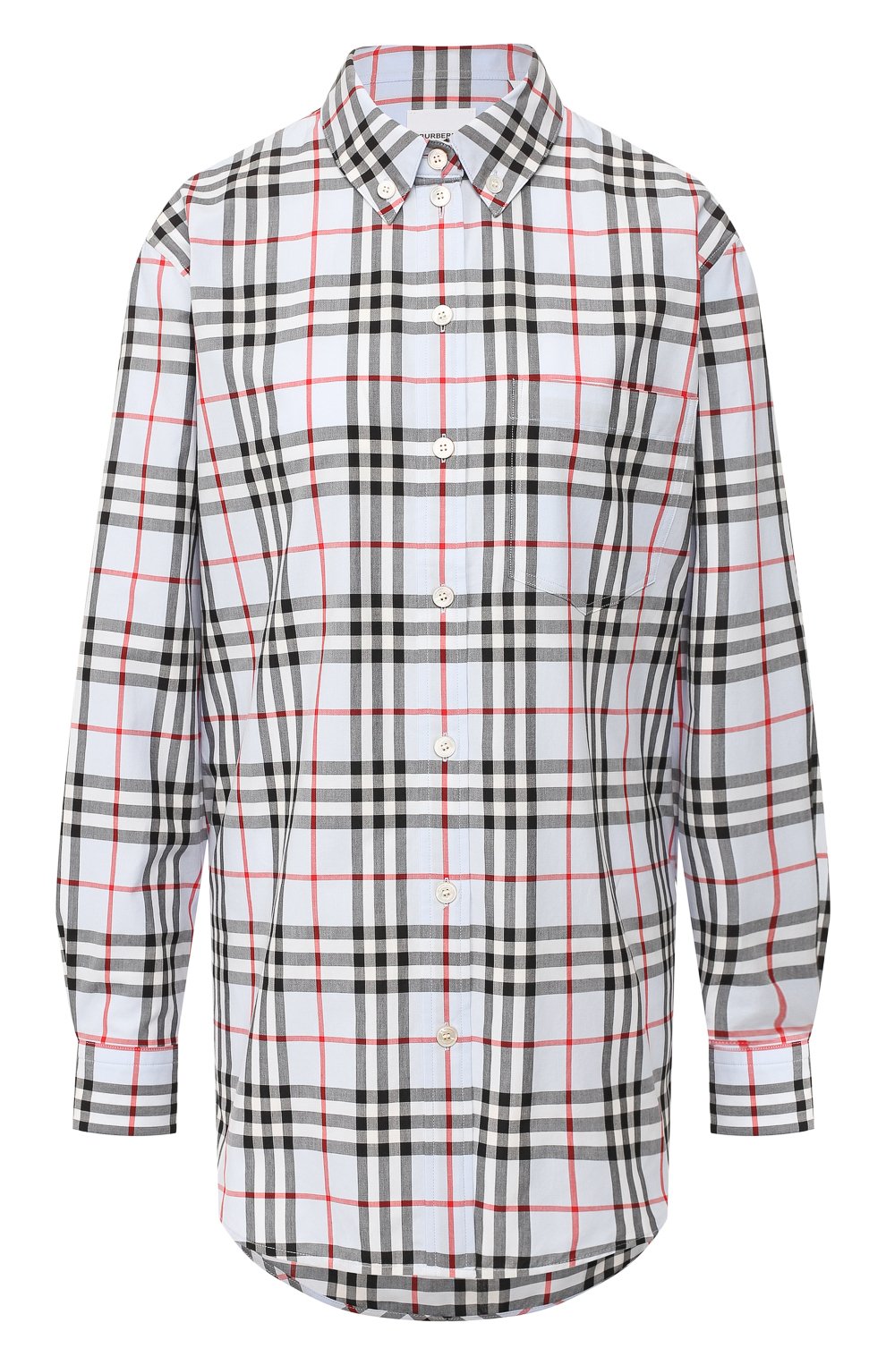 Хлопковая р убашка BURBERRY, арт. 8011835, фото 1