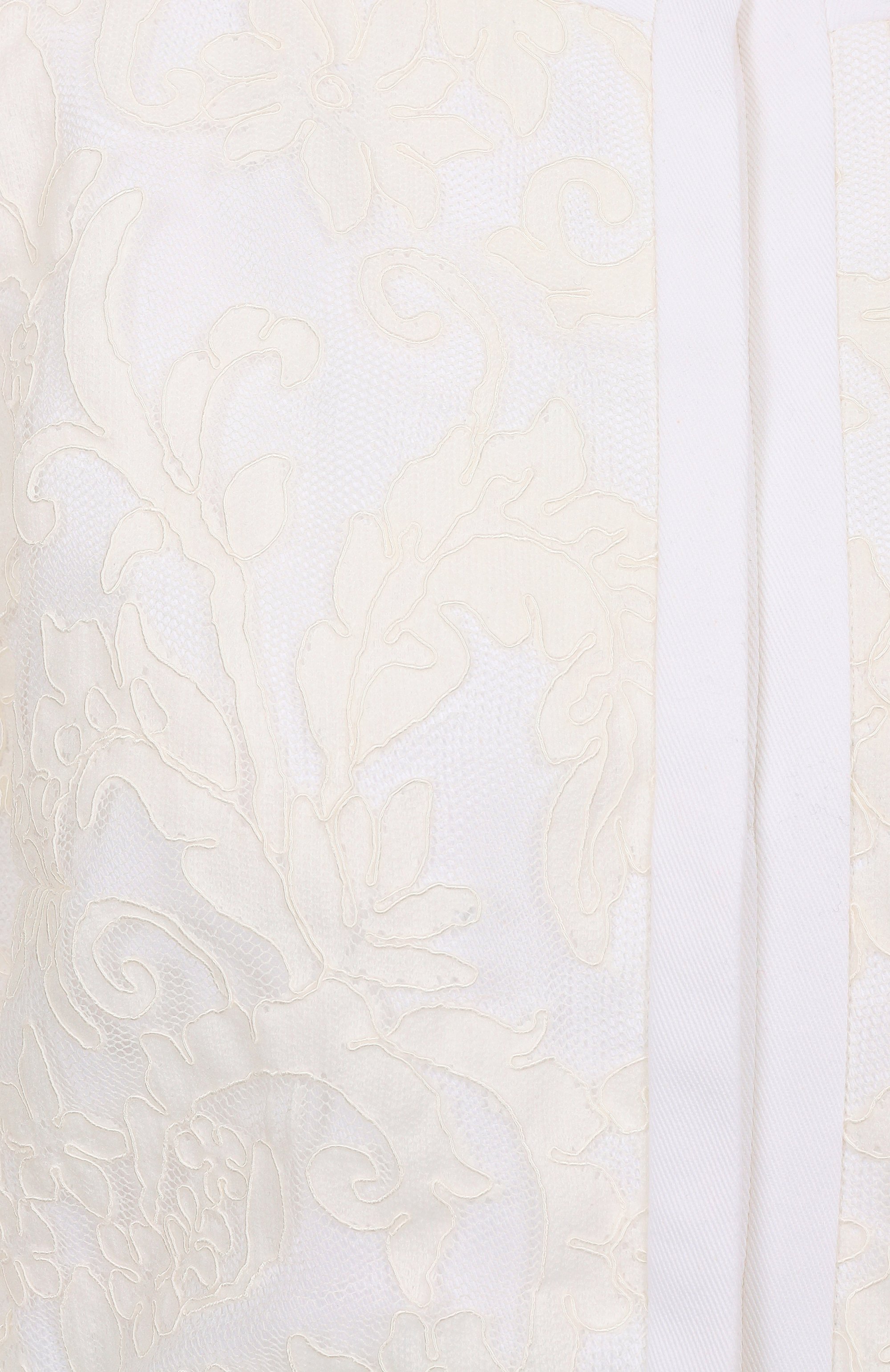 Жакет GIAMBATTISTA VALLI белого цвета по цене 399500 руб., арт. 25SSPVCA6022-02STA, фото 6 Жакет GIAMBATTISTA VALLI, арт. 25SSPVCA6022-02STA, фото 6