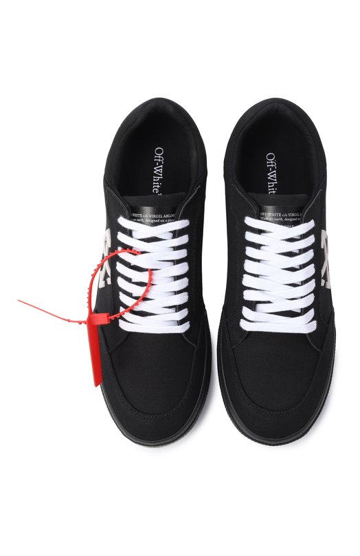Текстильные кеды Vulc Off-White 0MIA293C99FAB003 Чёрный  0MIA293C99FAB003 Фото 5