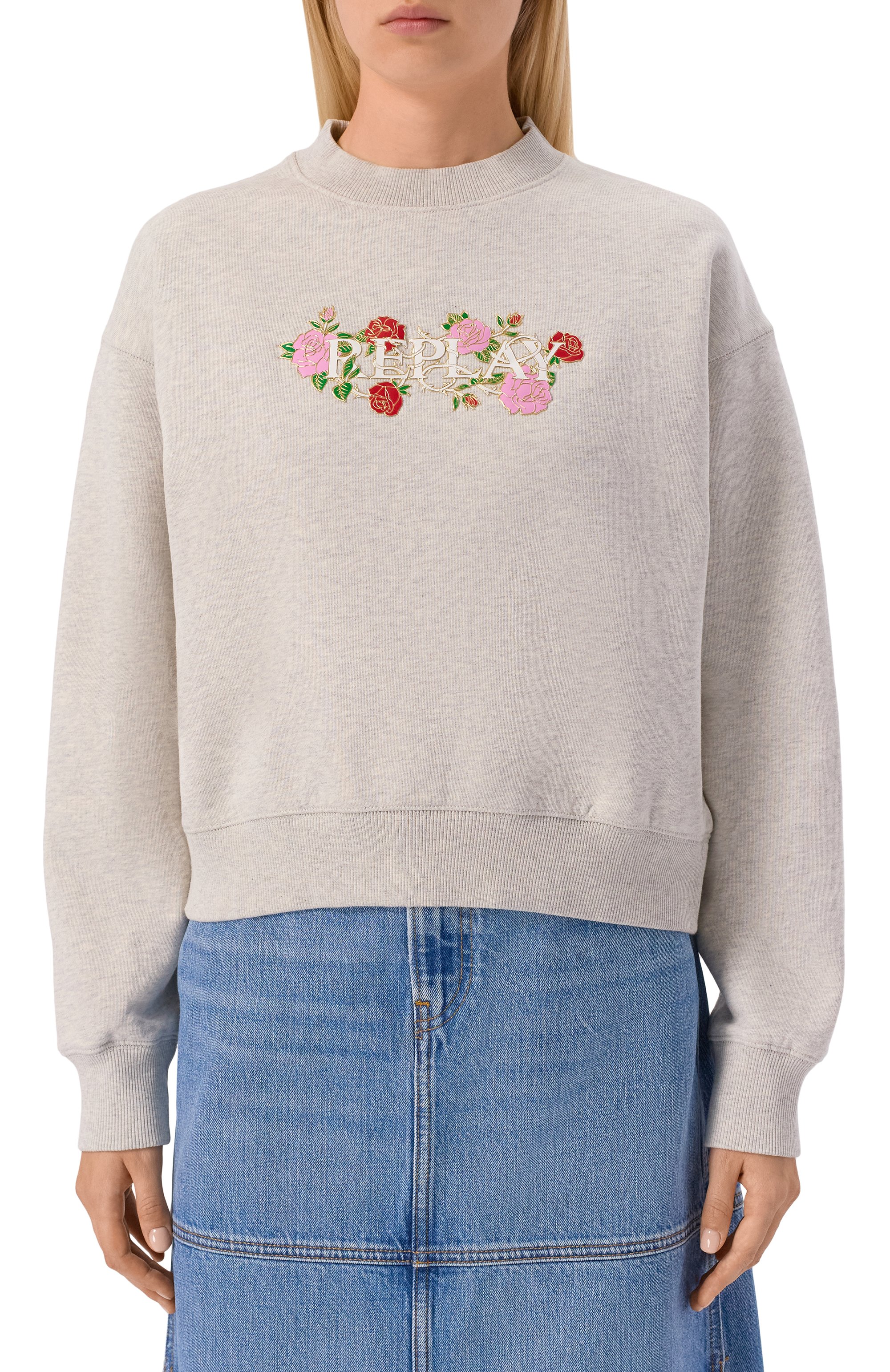 Хлопковый свитшот REPLAY, арт. W3461E.000.23942, фото 3