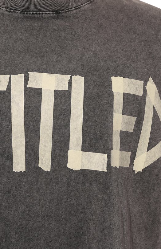 Хлопковая футболка Diego Venturino D3S4TS0UNT-S Серый  D3S4TS0UNT-S Фото 5