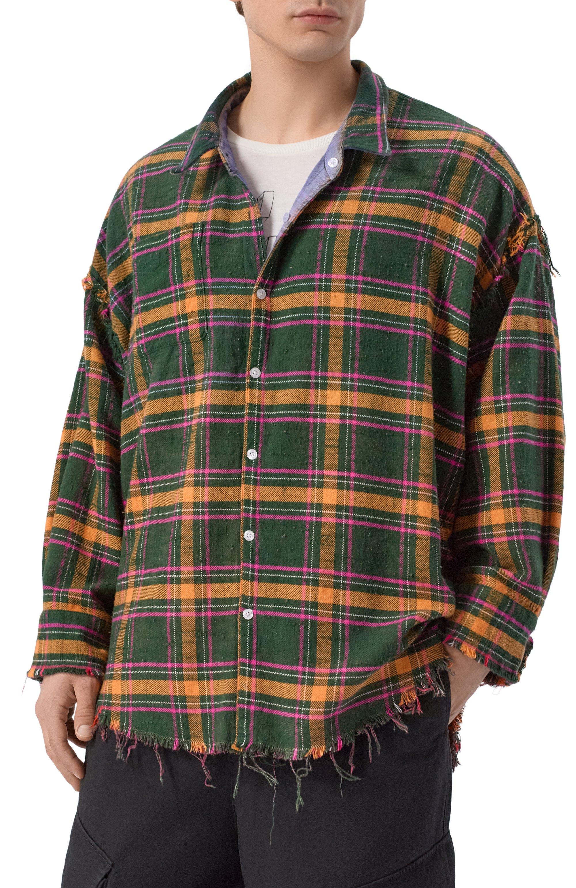 Двусторонняя рубашка R13, арт. R13WR463-R776B, фото 6