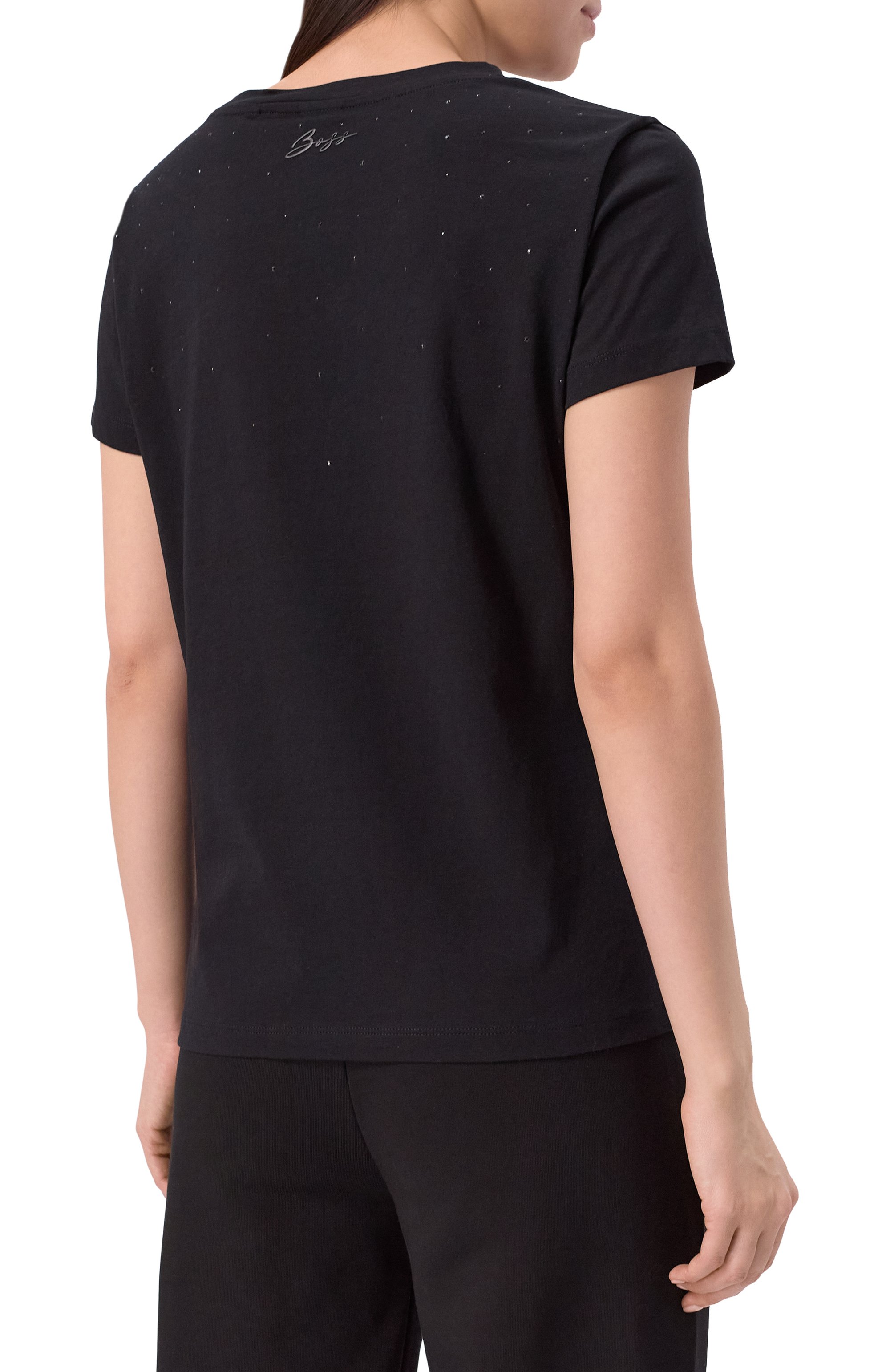 Хлопковая футболка BOSS ORANGE, арт. 50538818, фото 4