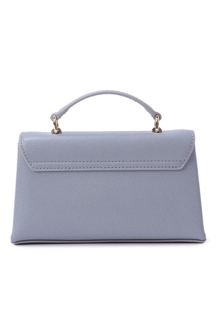 Женская сумка furla 1927 mini FURLA голубого цвета, арт. WE00423/ARE000 | Фото 6 (Материал: Натуральная кожа; Ремень/цепочка: На ремешке; Размер: mini)