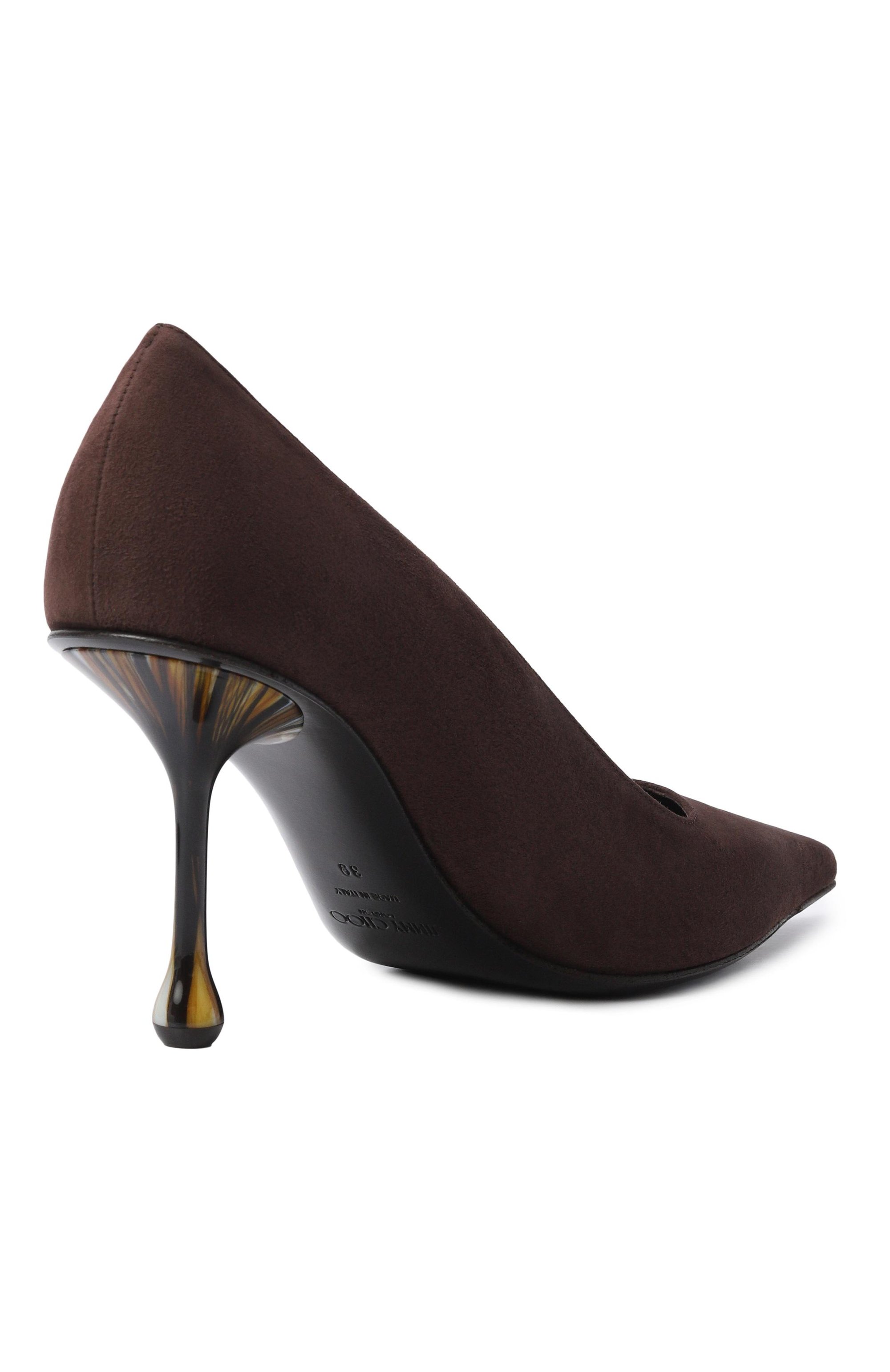 Замшевые туфли ixia 80 JIMMY CHOO, арт. IXIA80JRS, фото 5