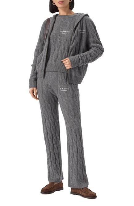 Женский свитер из кашемира и шерсти sporty &amp; rich x le bristol paris SPORTY AND RICH, арт. WS066517619GY03