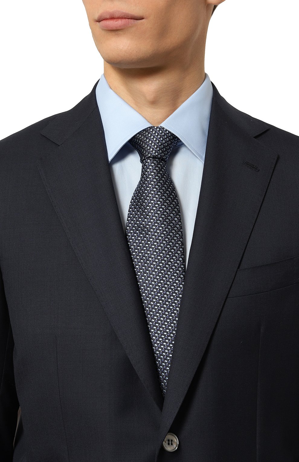 Шелковый галстук ZEGNA, арт. 1P8/Z8D84TA8, фото 2