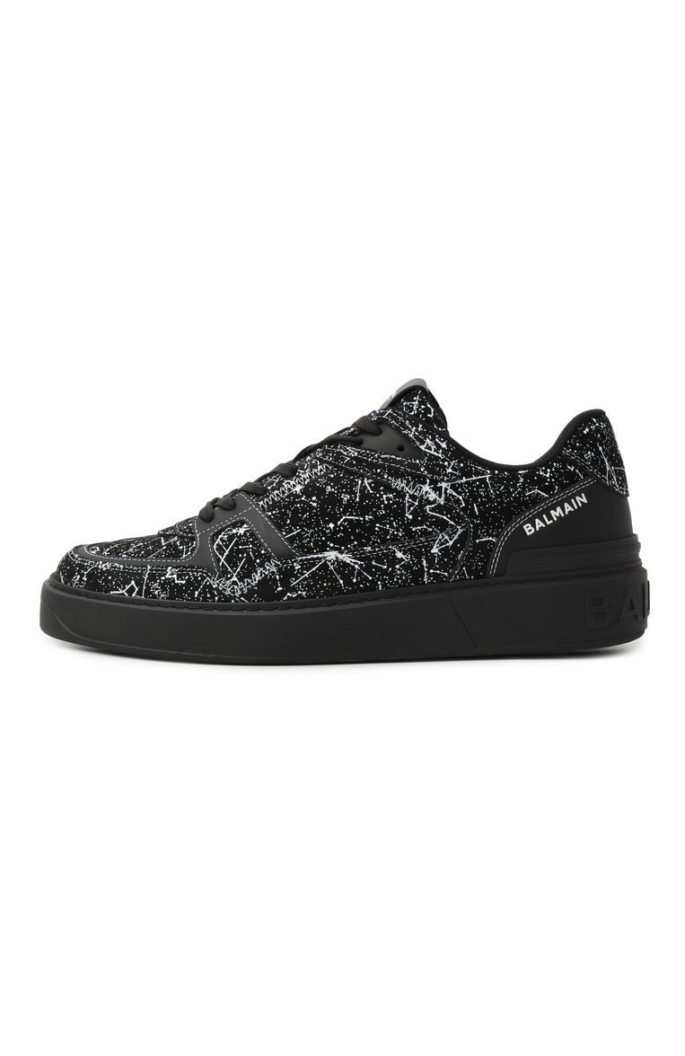 Замшевые кеды b-court skate BALMAIN, арт. EM0VI372/LSVG, фото 1
