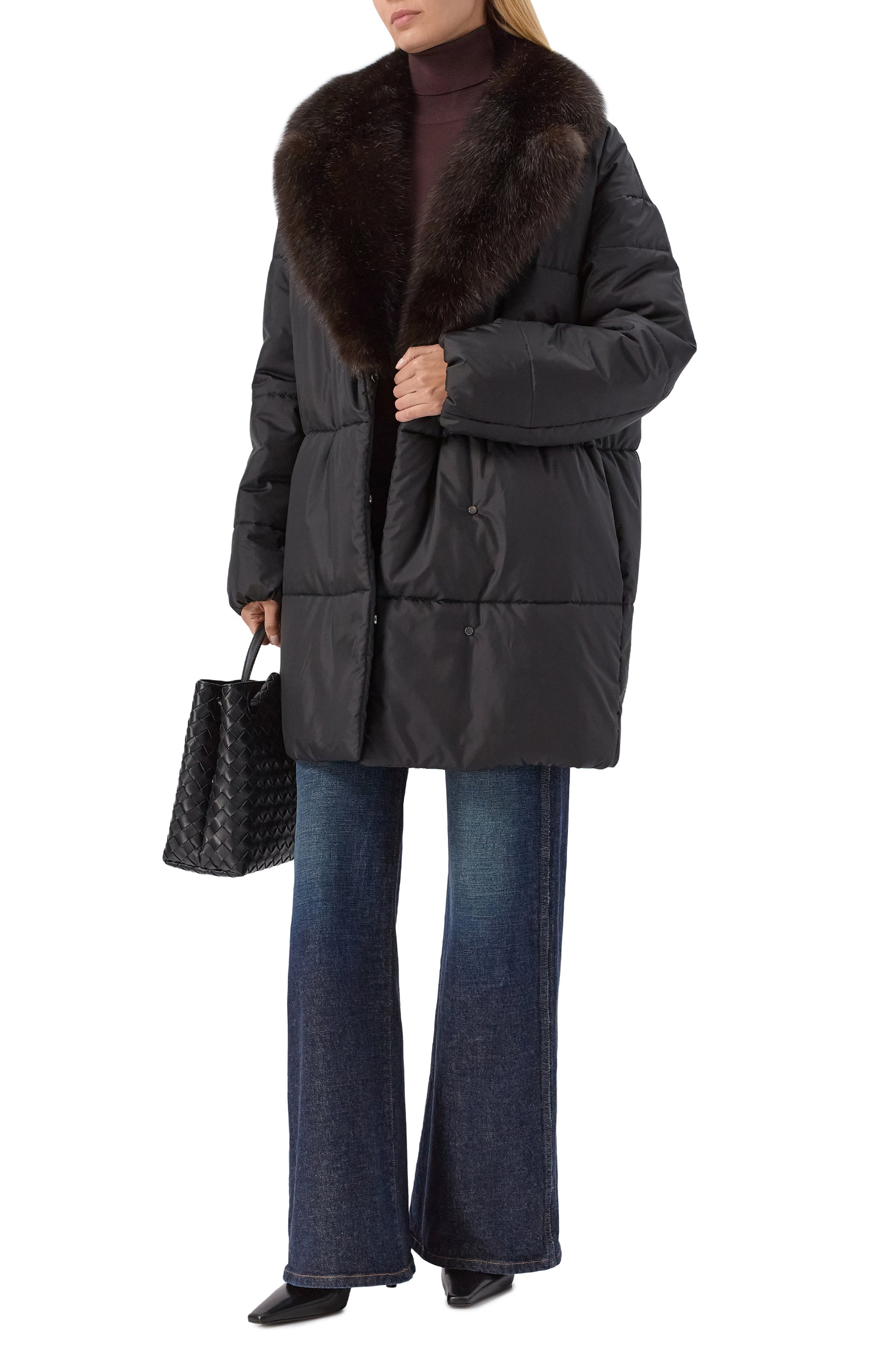 Пуховик с отделкой из соболя MVST, арт. M25.1PW.0009, фото 2