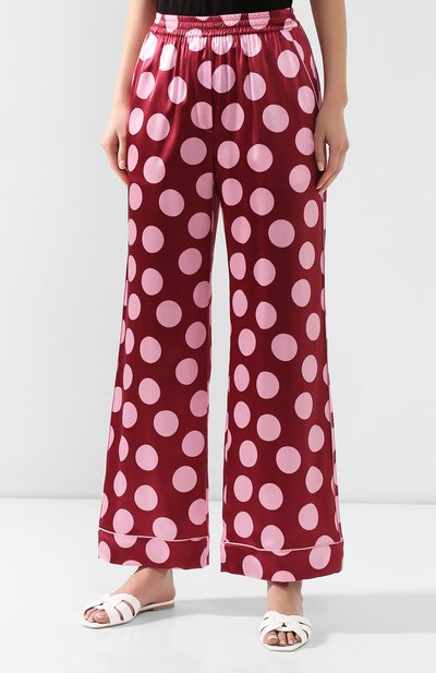 Шелковые брюки DOLCE & GABBANA, арт. FTAMPT/FSAZF, фото 3