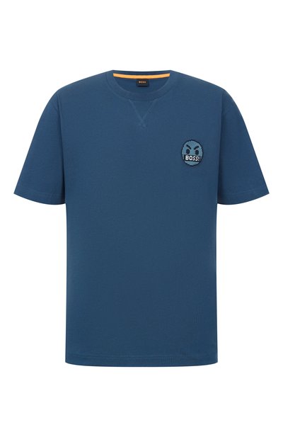 Мужская хлопковая футболка BOSS ORANGE, арт. 50499504/TEGLITCHL0G0 10249510 01