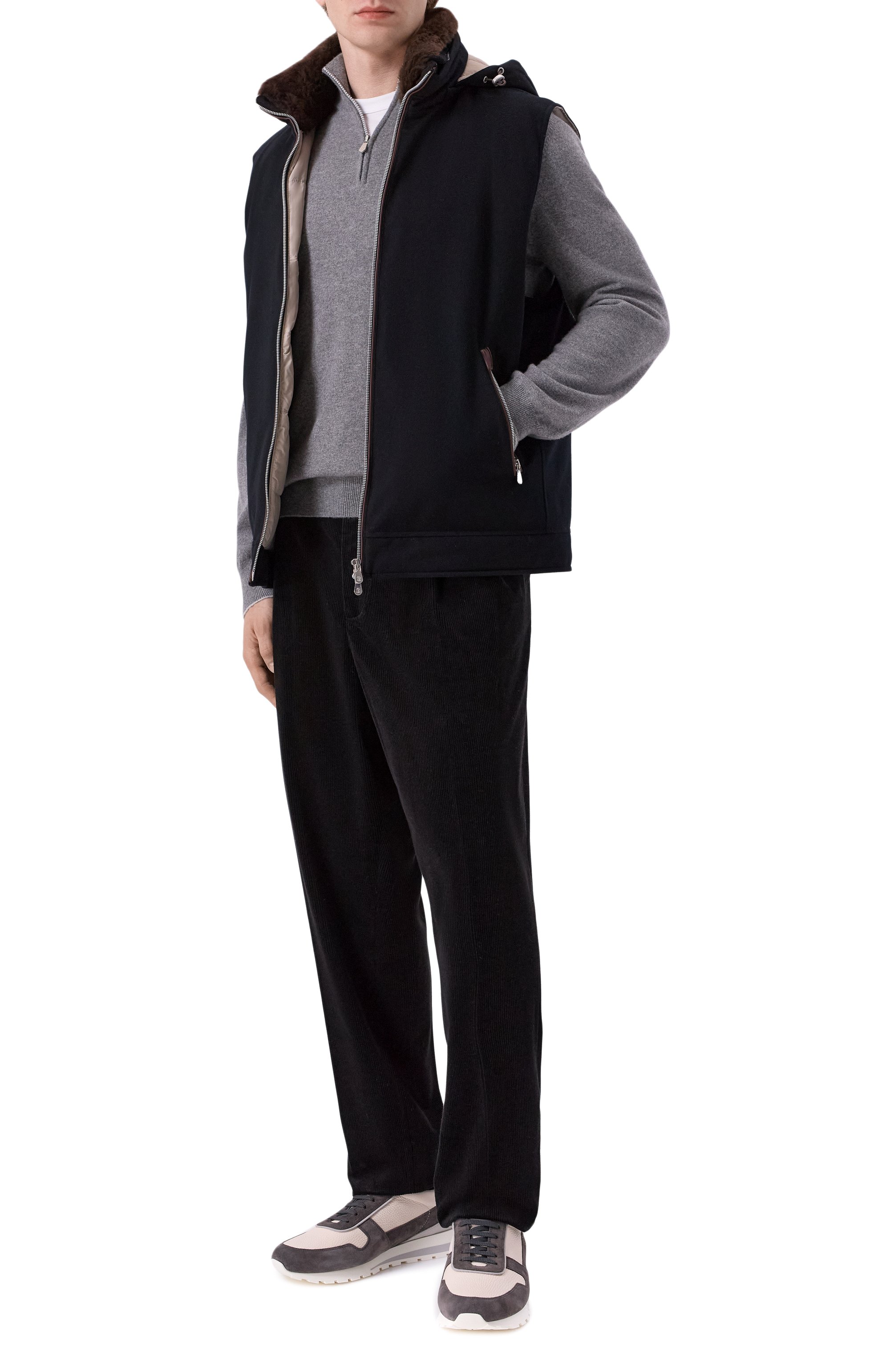 Вельветовые брюки BRUNELLO CUCINELLI, арт. MY499S2450, фото 2