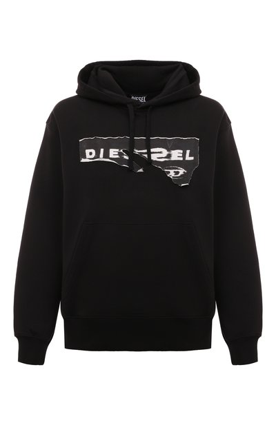 Хлопковое худи DIESEL, арт. A08528/0EJAA, фото 1